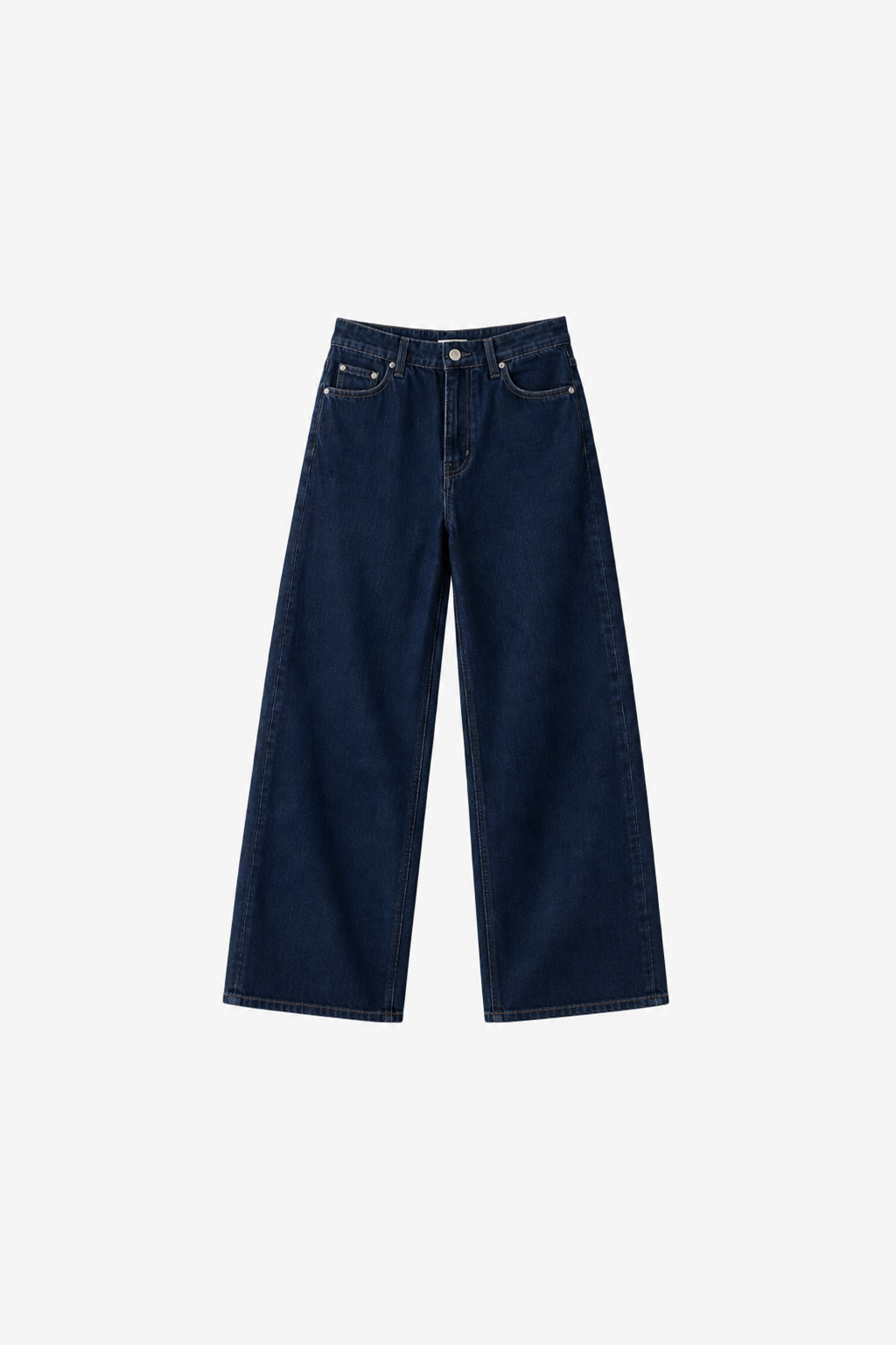 Washed Wide Jeans