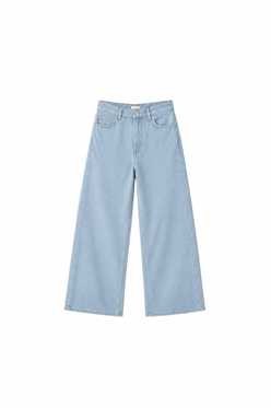 Washed Wide Jeans