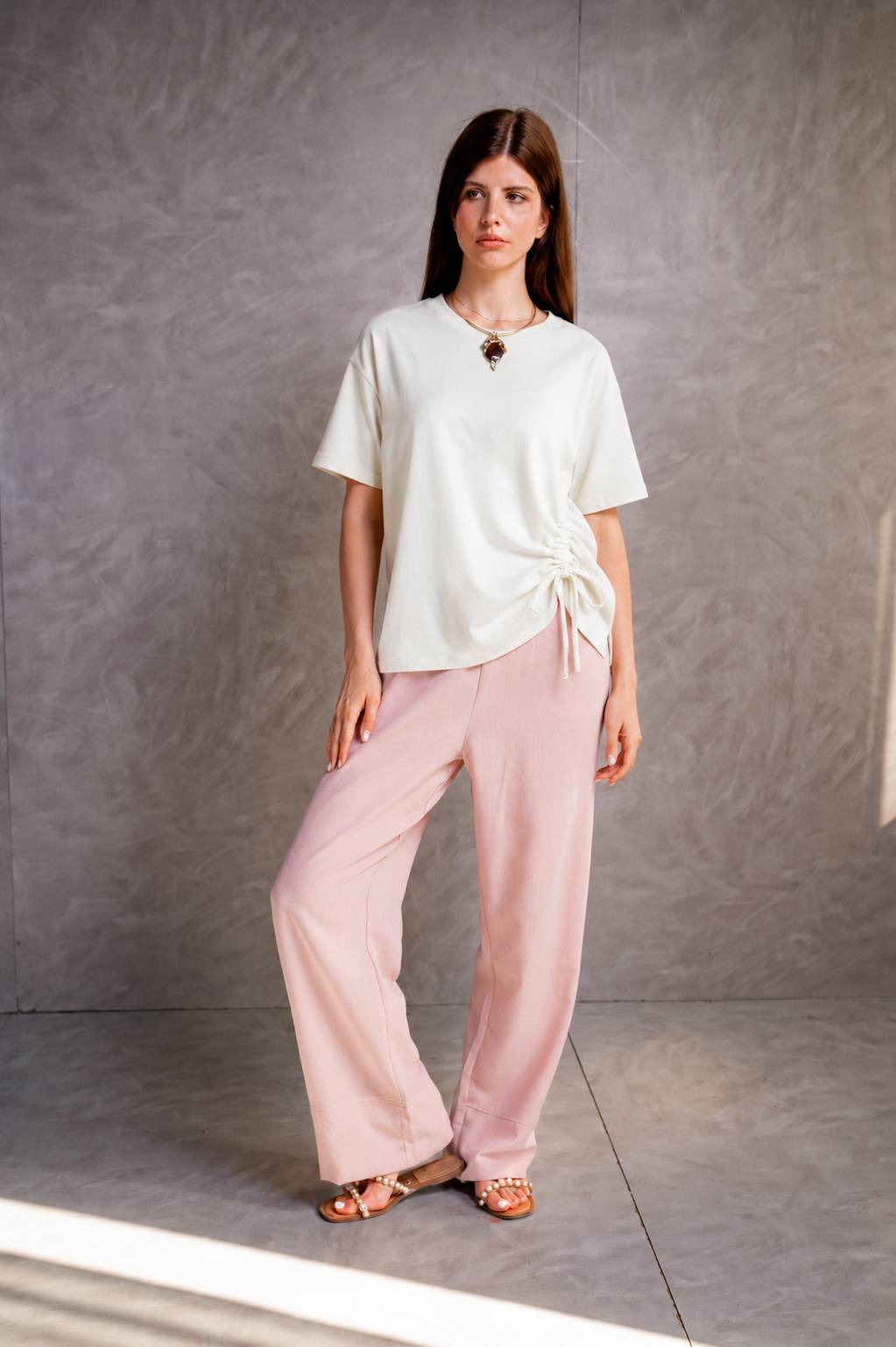 Ruched Side T-Shirt
