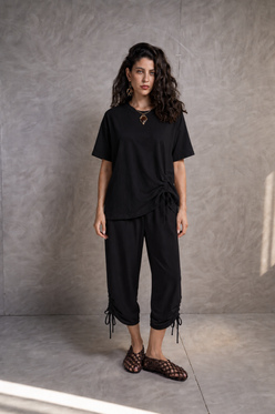 Ruched Hem Pants