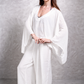 Draped Voile Poncho
