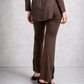 Regular Elastic Waist Pants