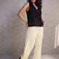 Cropped Crochet Beach Vest