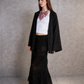 Belted Voile Cardigan