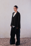 Tie-Front Fluid Blouse