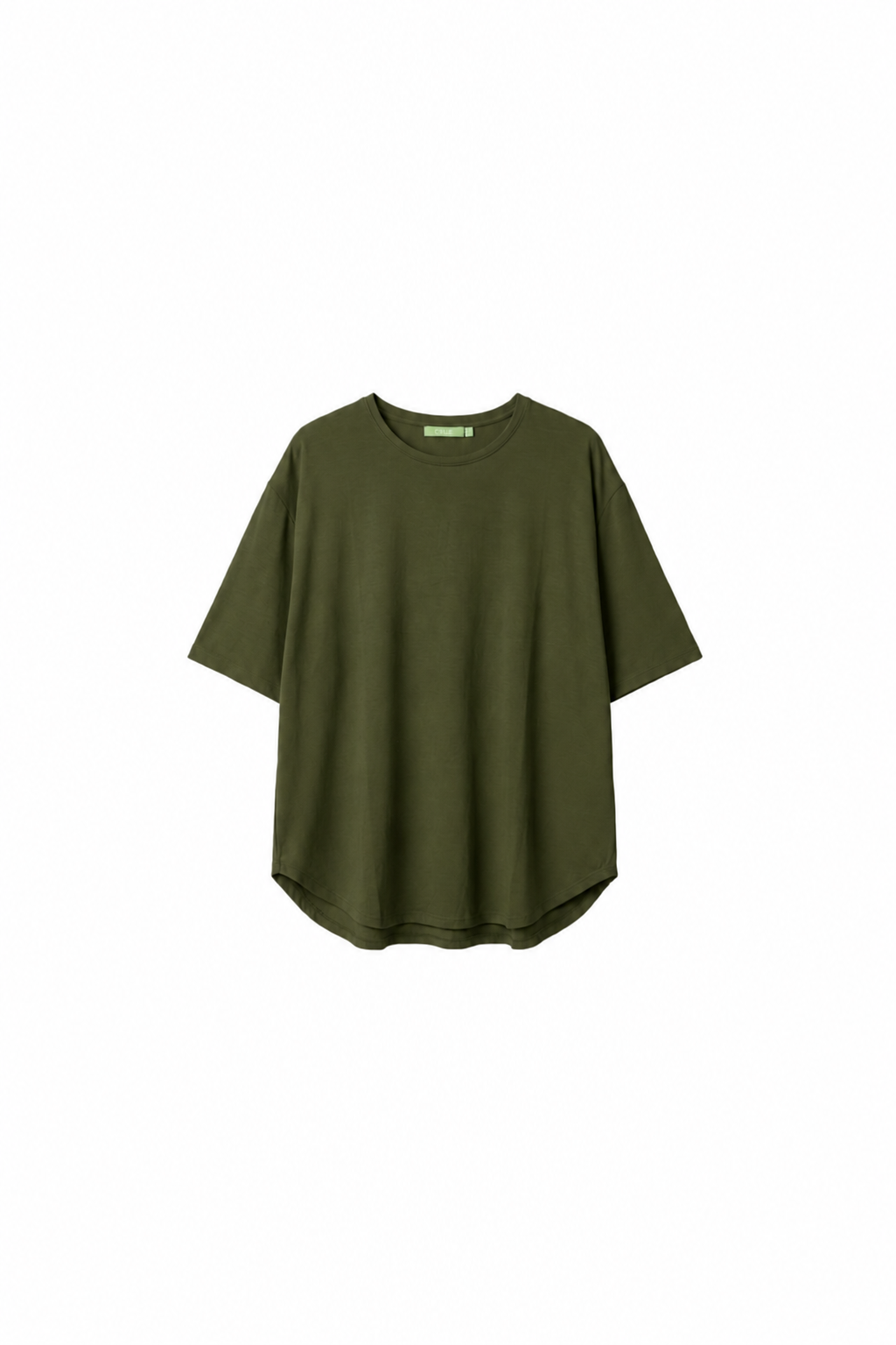 Curved-Hem T-Shirt