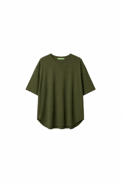 Curved-Hem T-Shirt