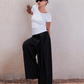 Tailored Wide-Leg Pants