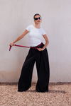 Tailored Wide-Leg Pants