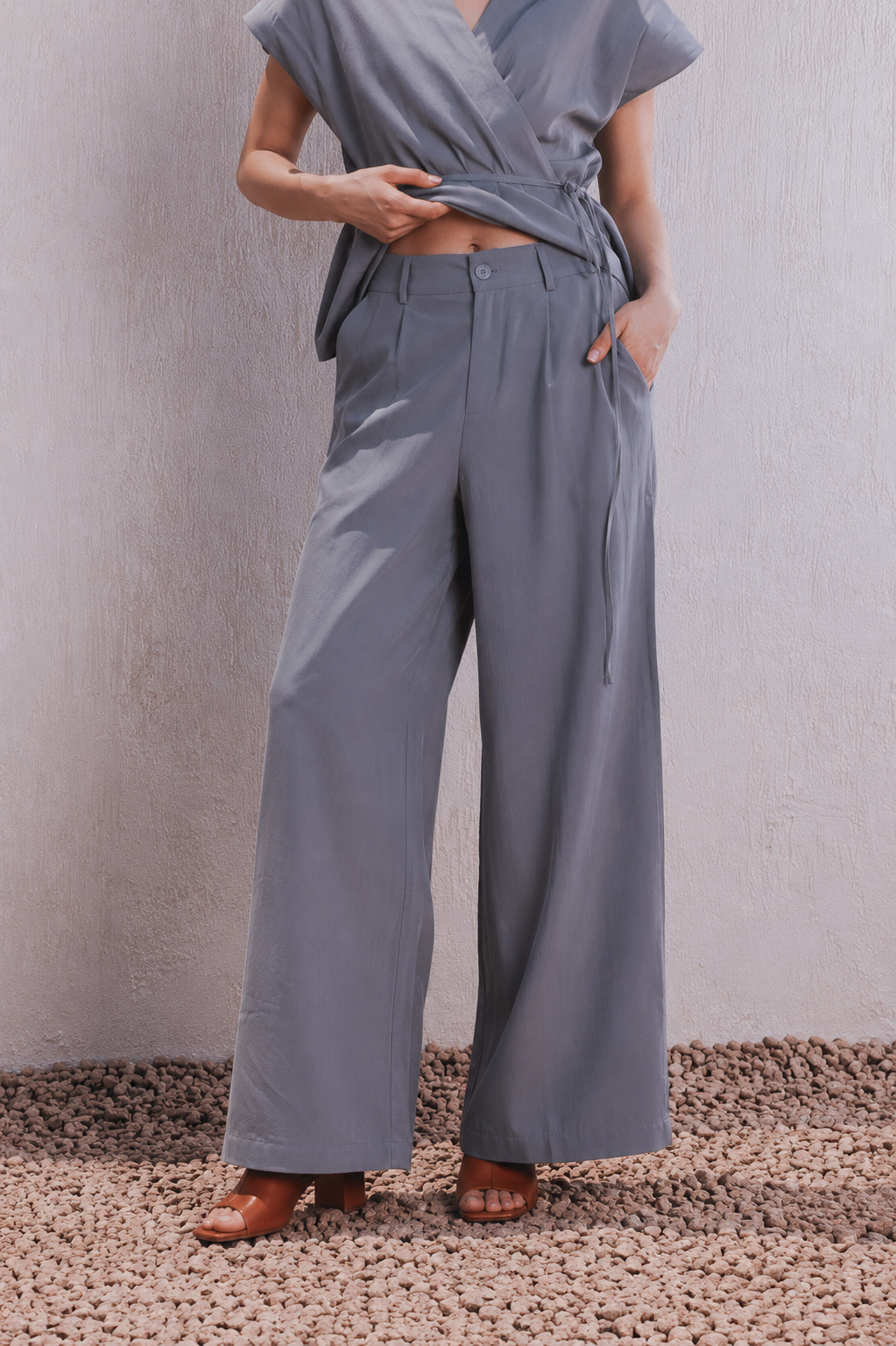 Wide-Leg Comfort Pants