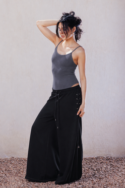 Lace-Up Detail Lounge Pants