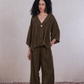Relaxed Single Button Top