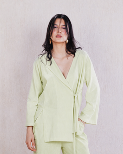 Side-Tie Wrap Kimono
