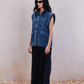 Washed Denim Vest