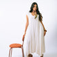Flowing V-Neck Dress