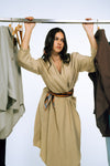 Draped Long Cardigan
