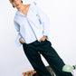 Folded Denim Pants