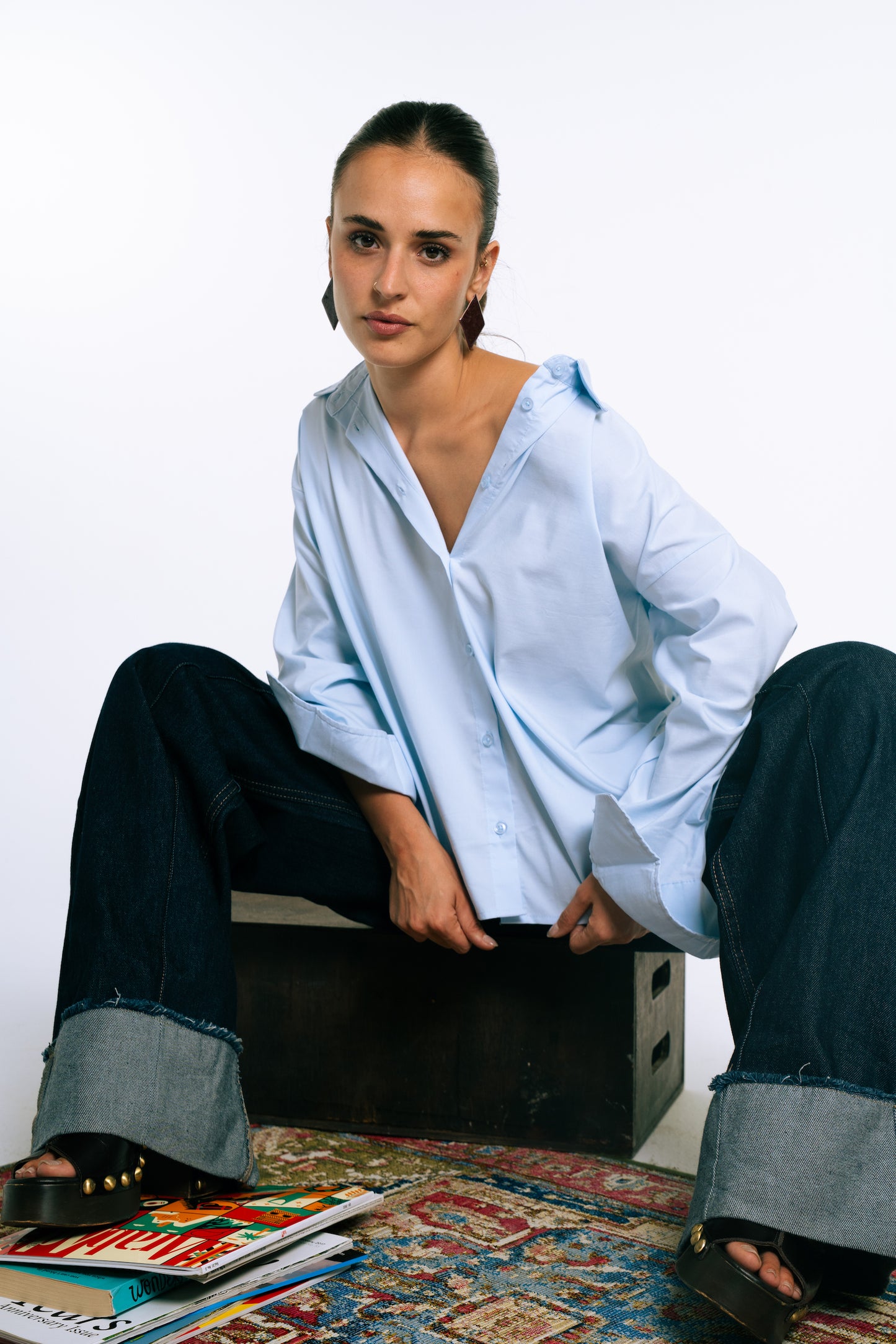 Asymmetric Tie Shirt