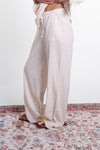 Textured Drawstring Pants