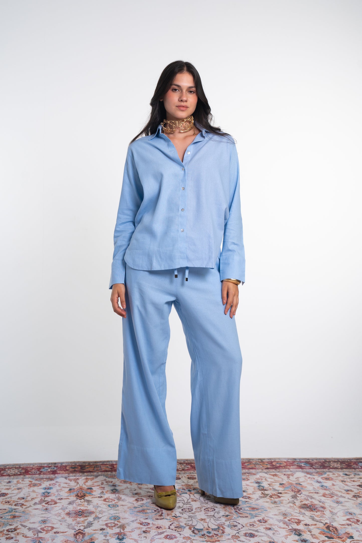 Button Down Closure Shirt