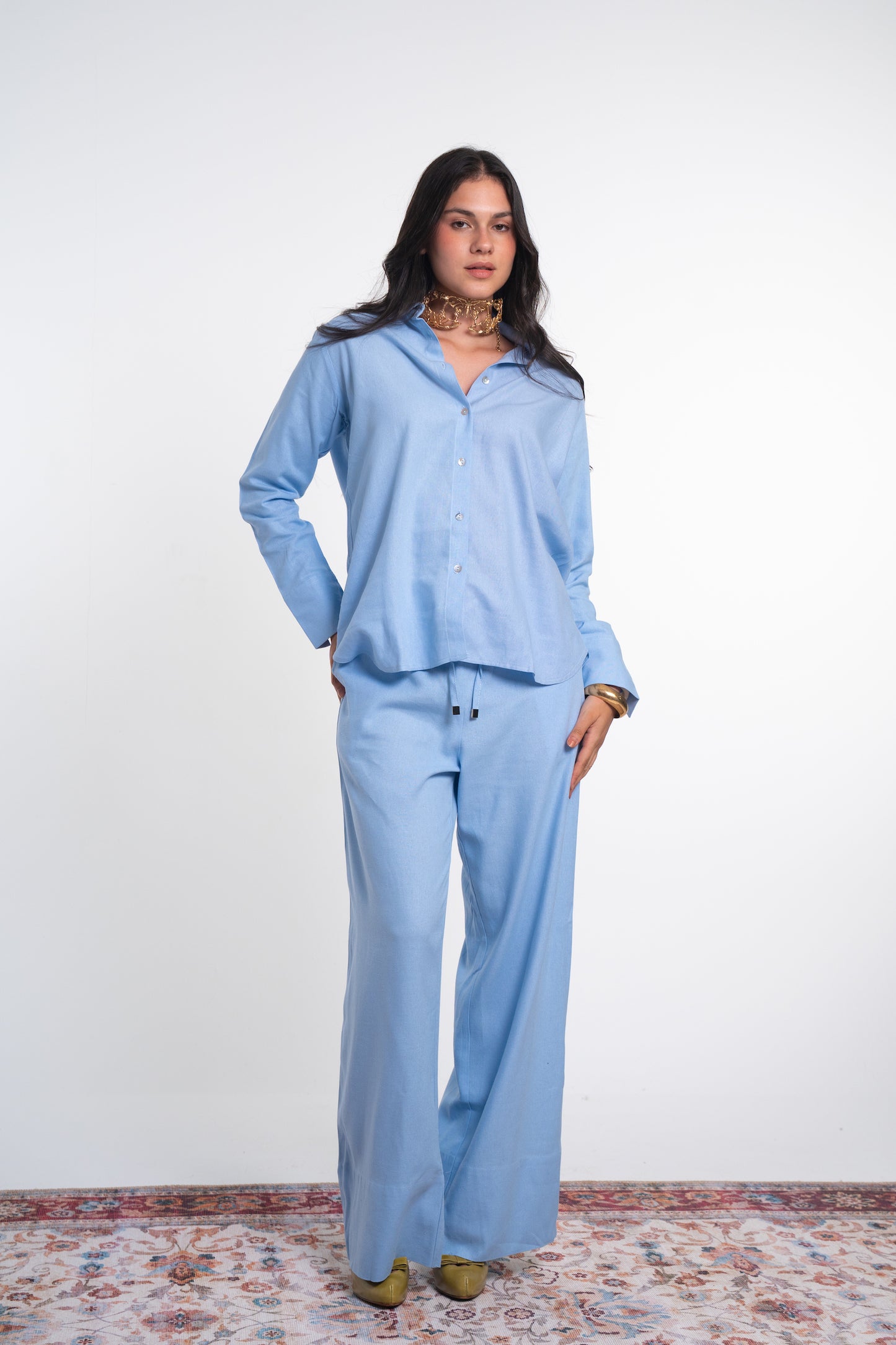 Button Down Closure Shirt