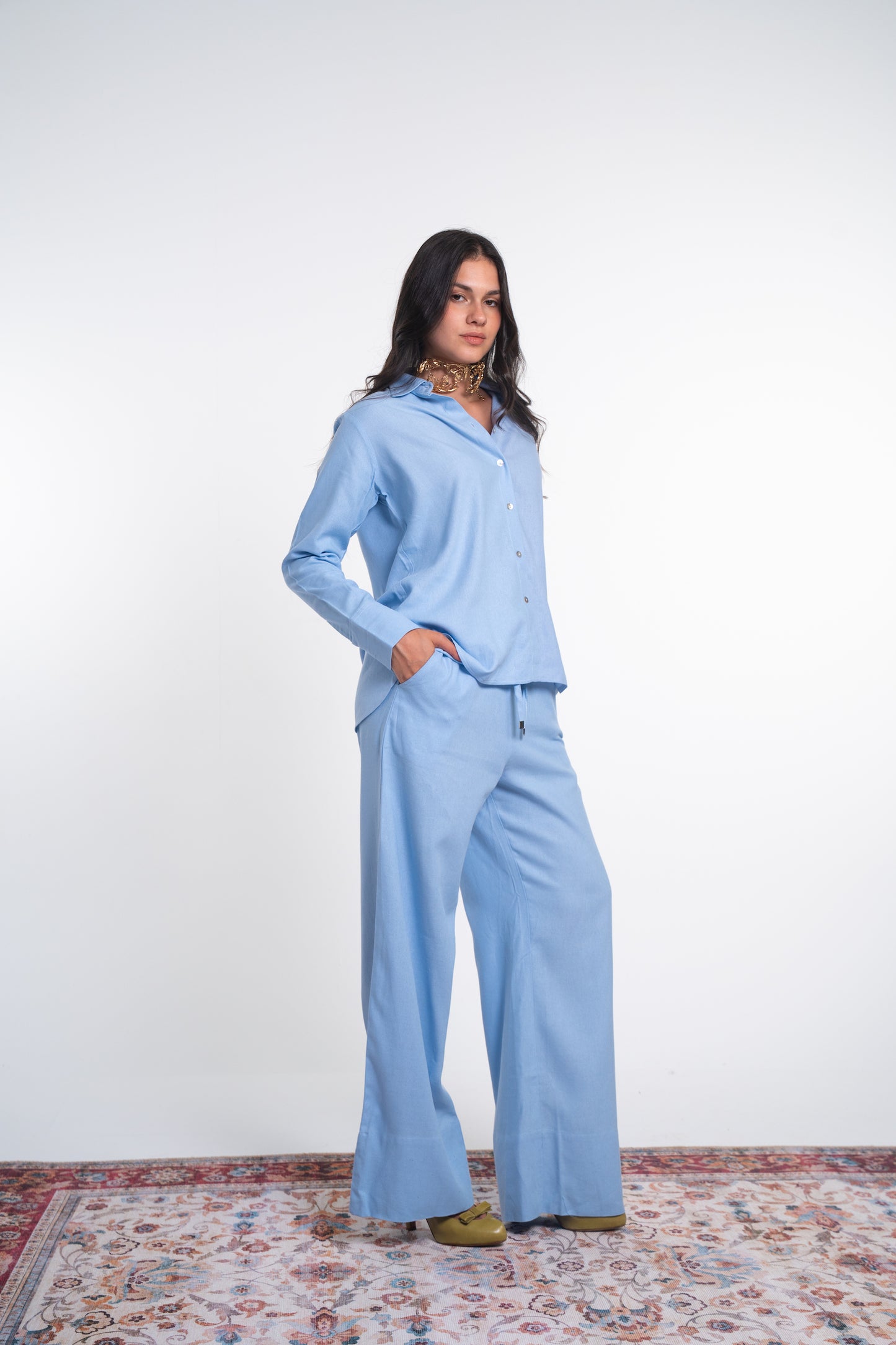 Button Down Closure Shirt