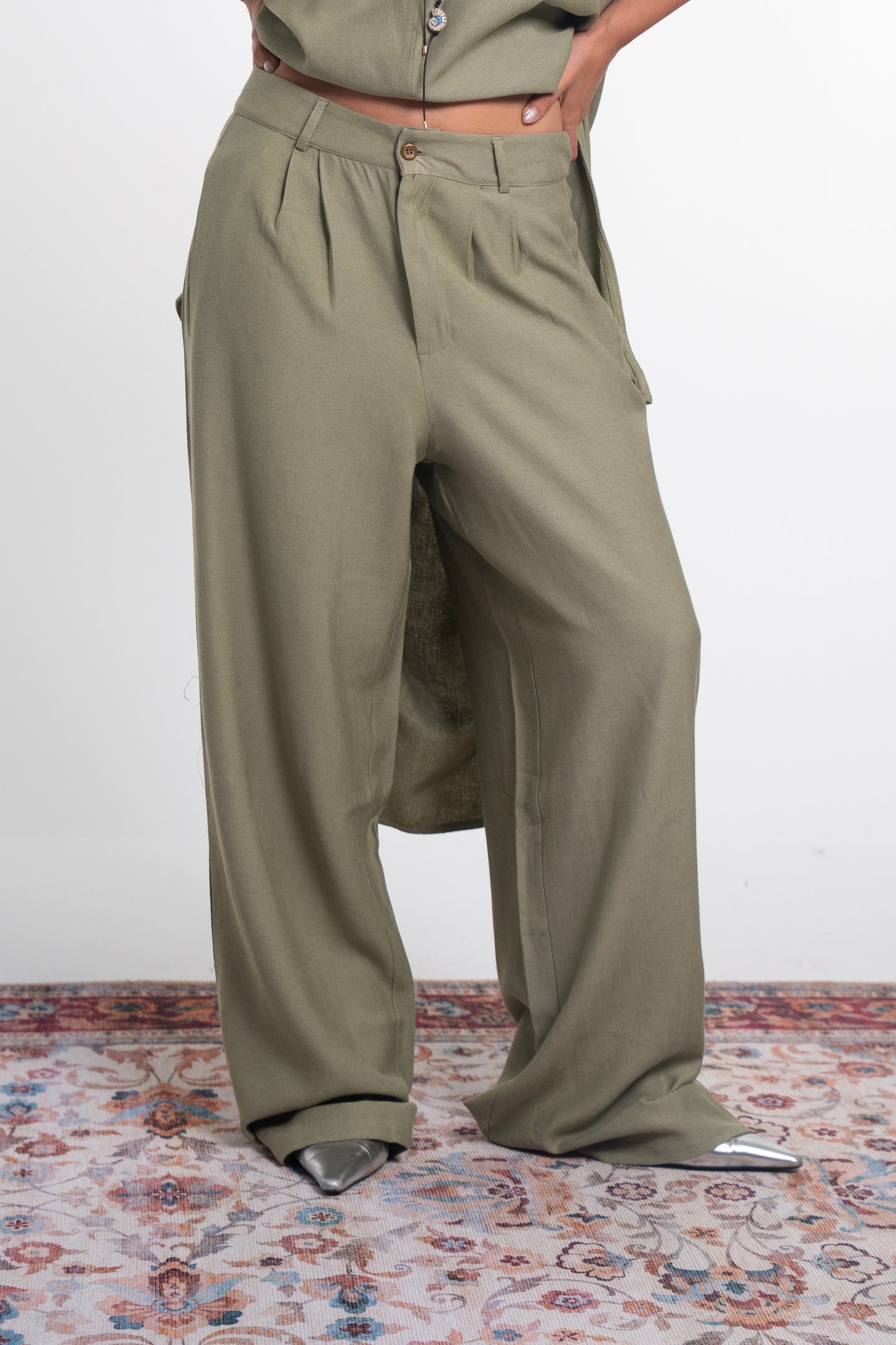 Wide Tailored Pants