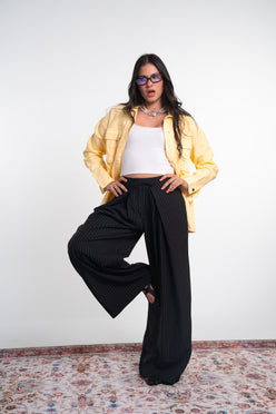 Tailored Wide-Leg Pants