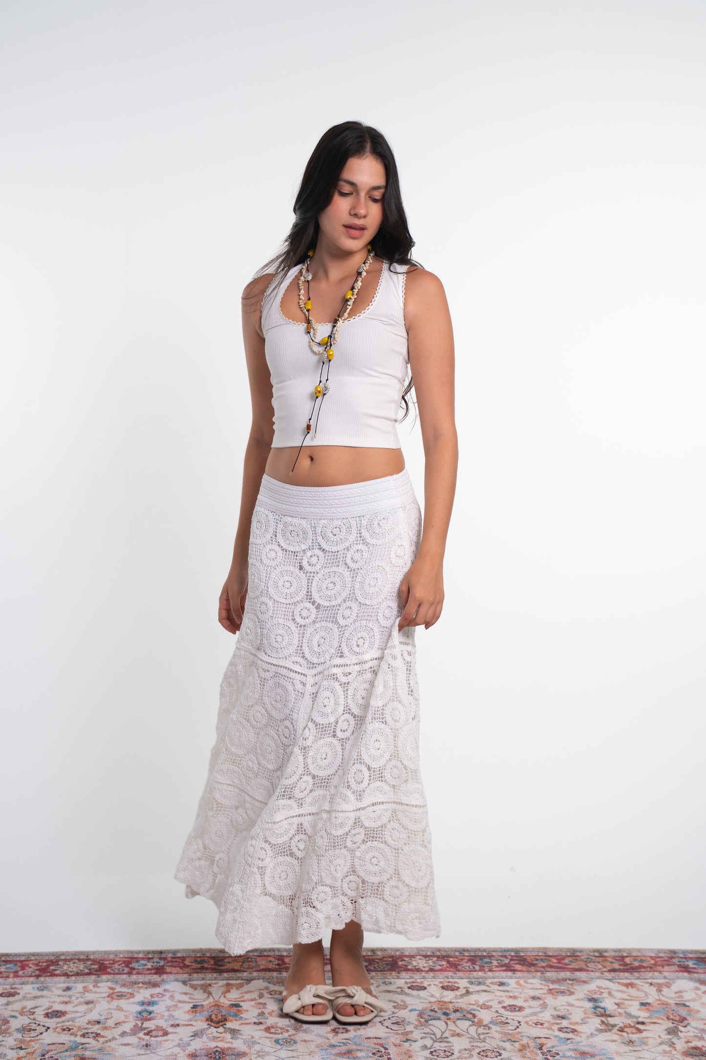 Crochet Midi Skirt