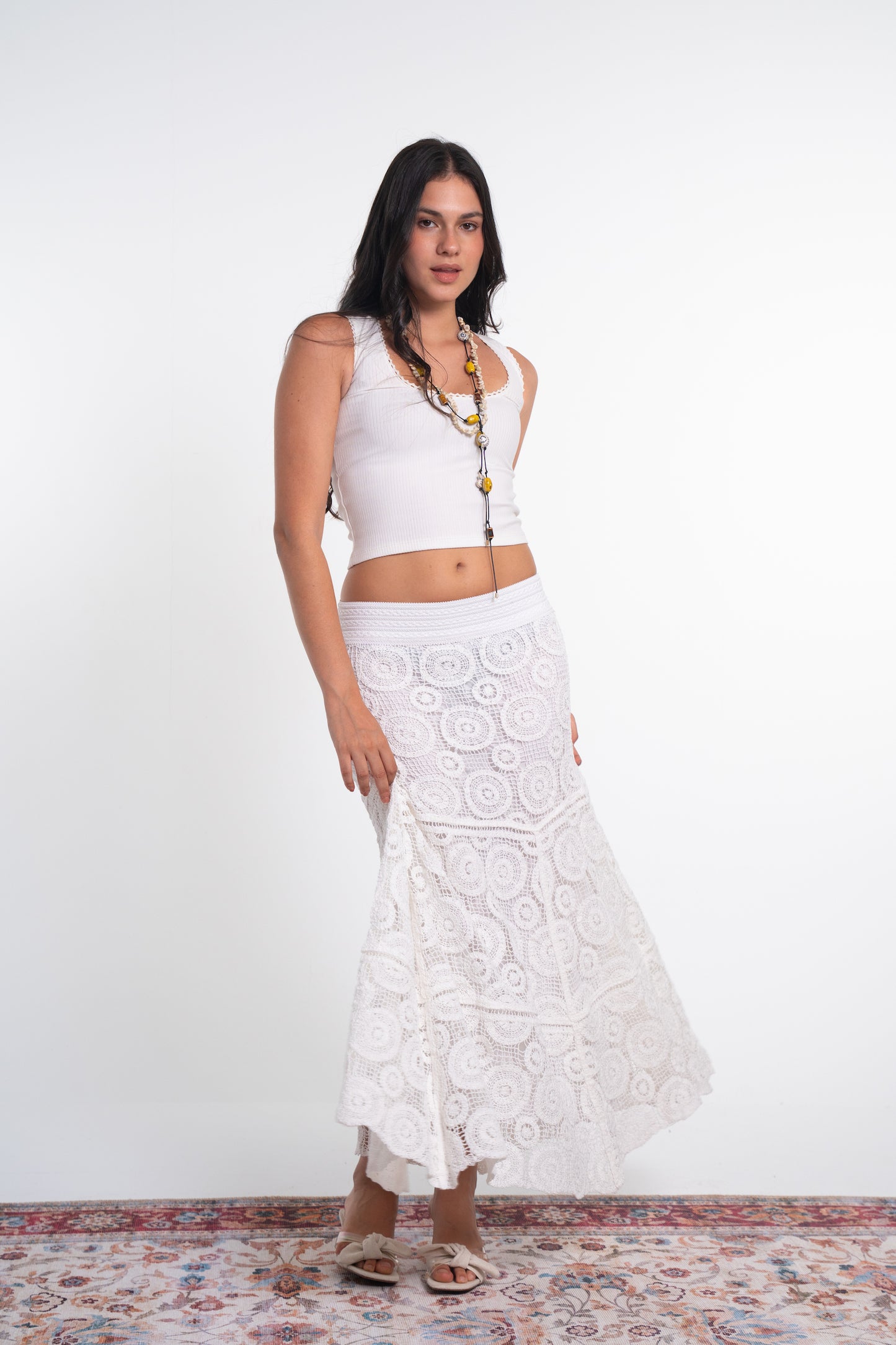 Crochet Midi Skirt