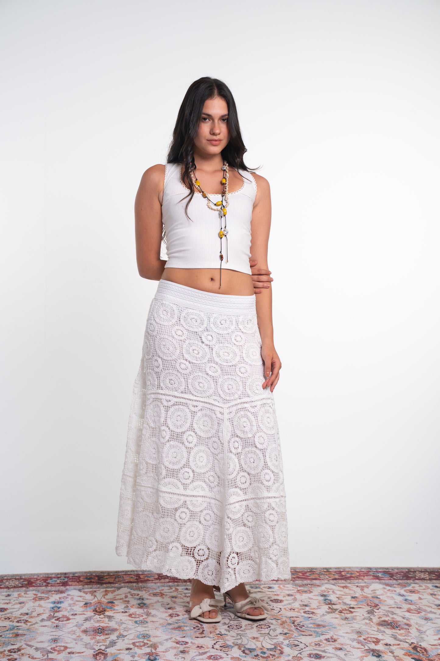 Crochet Midi Skirt