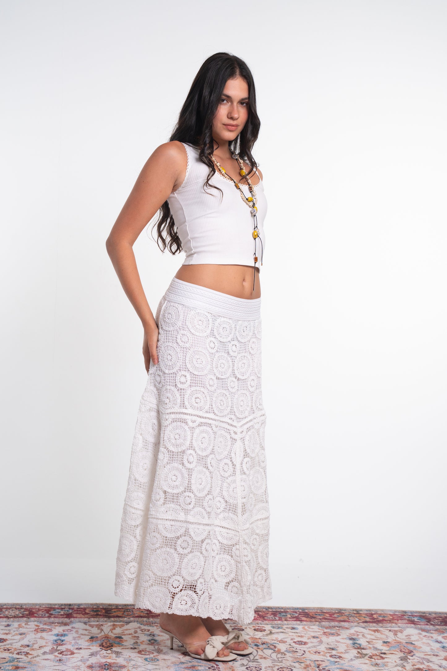 Crochet Midi Skirt