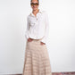 Fitted Cotton Buttoned Long Sleeve Shirt