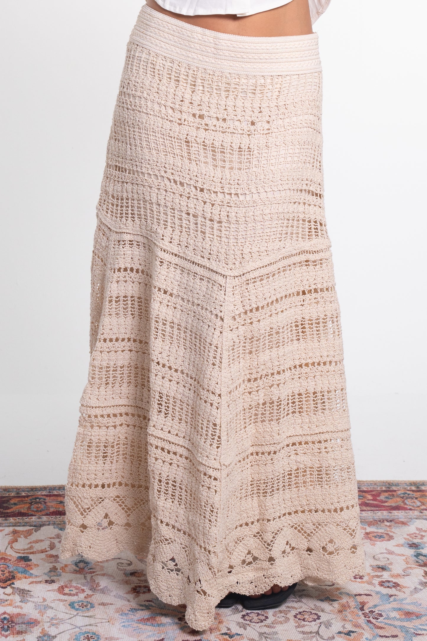 Crochet Midi Skirt