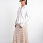 Fitted Cotton Buttoned Long Sleeve Shirt