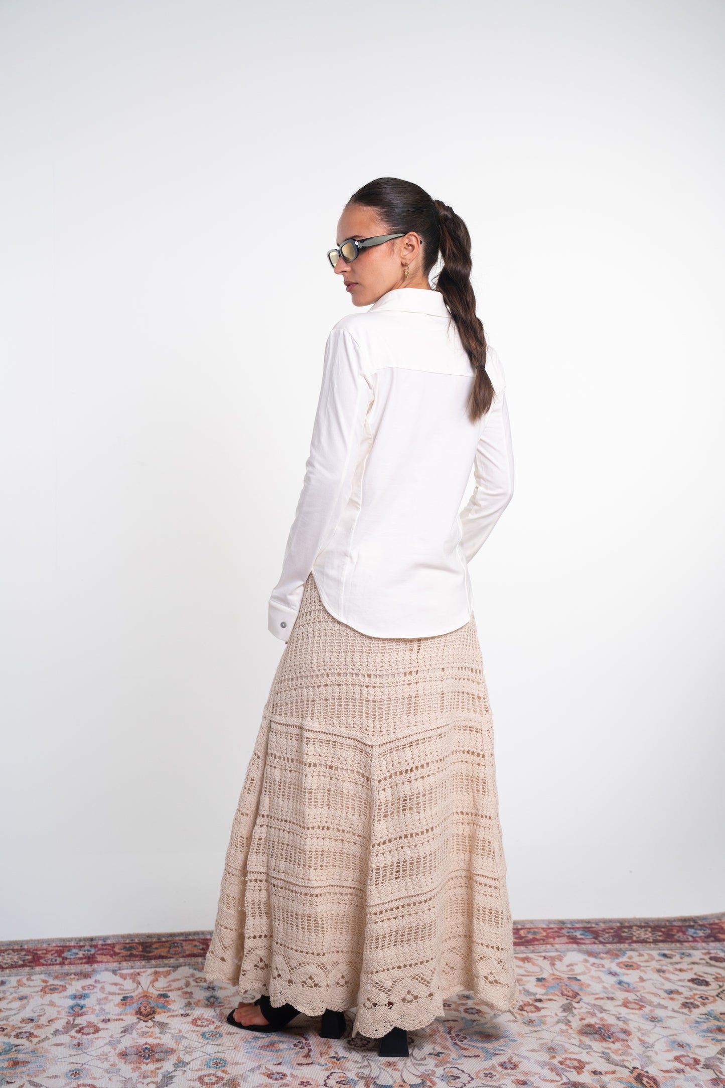 Crochet Midi Skirt