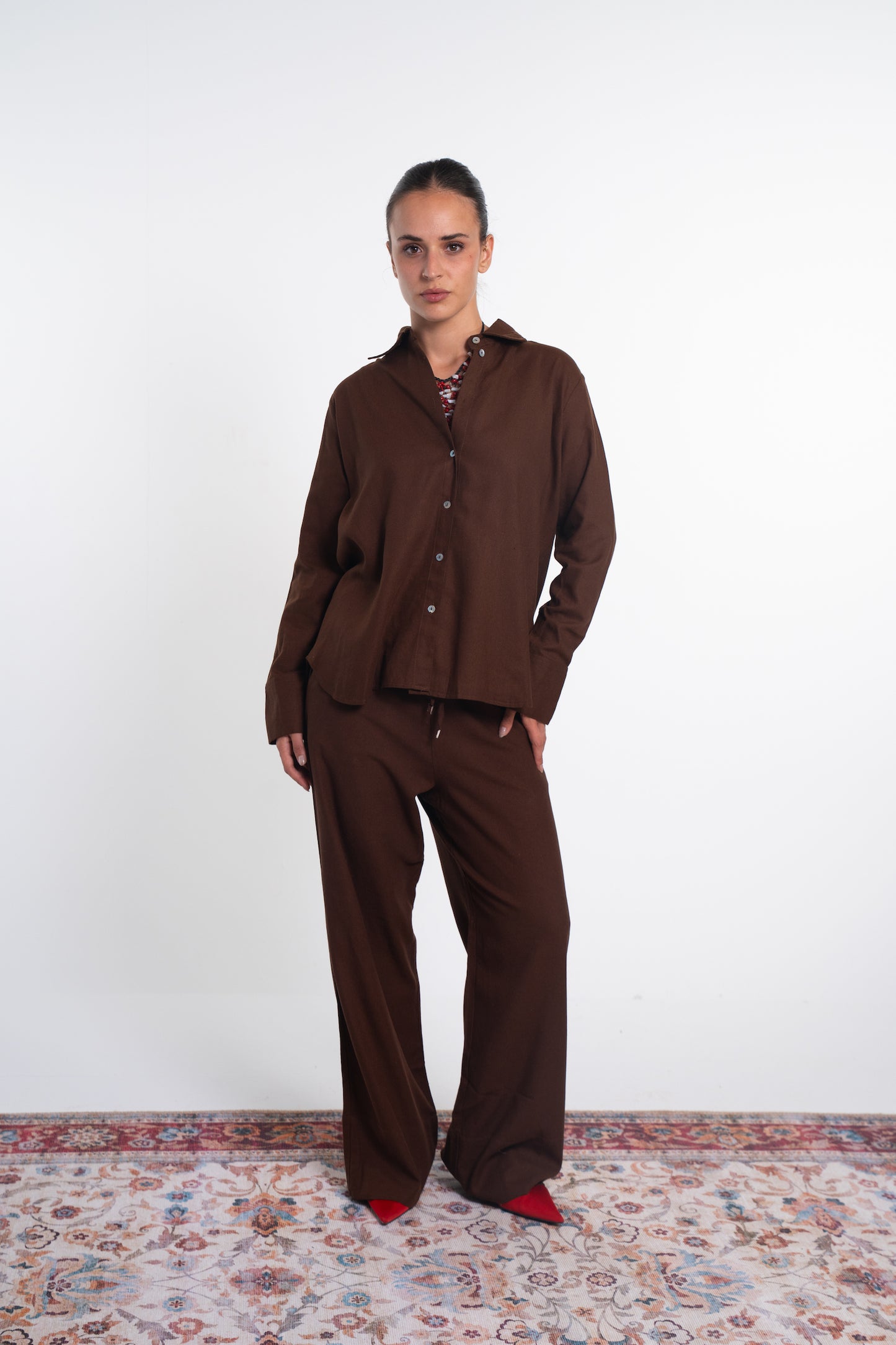 Button Down Closure Shirt
