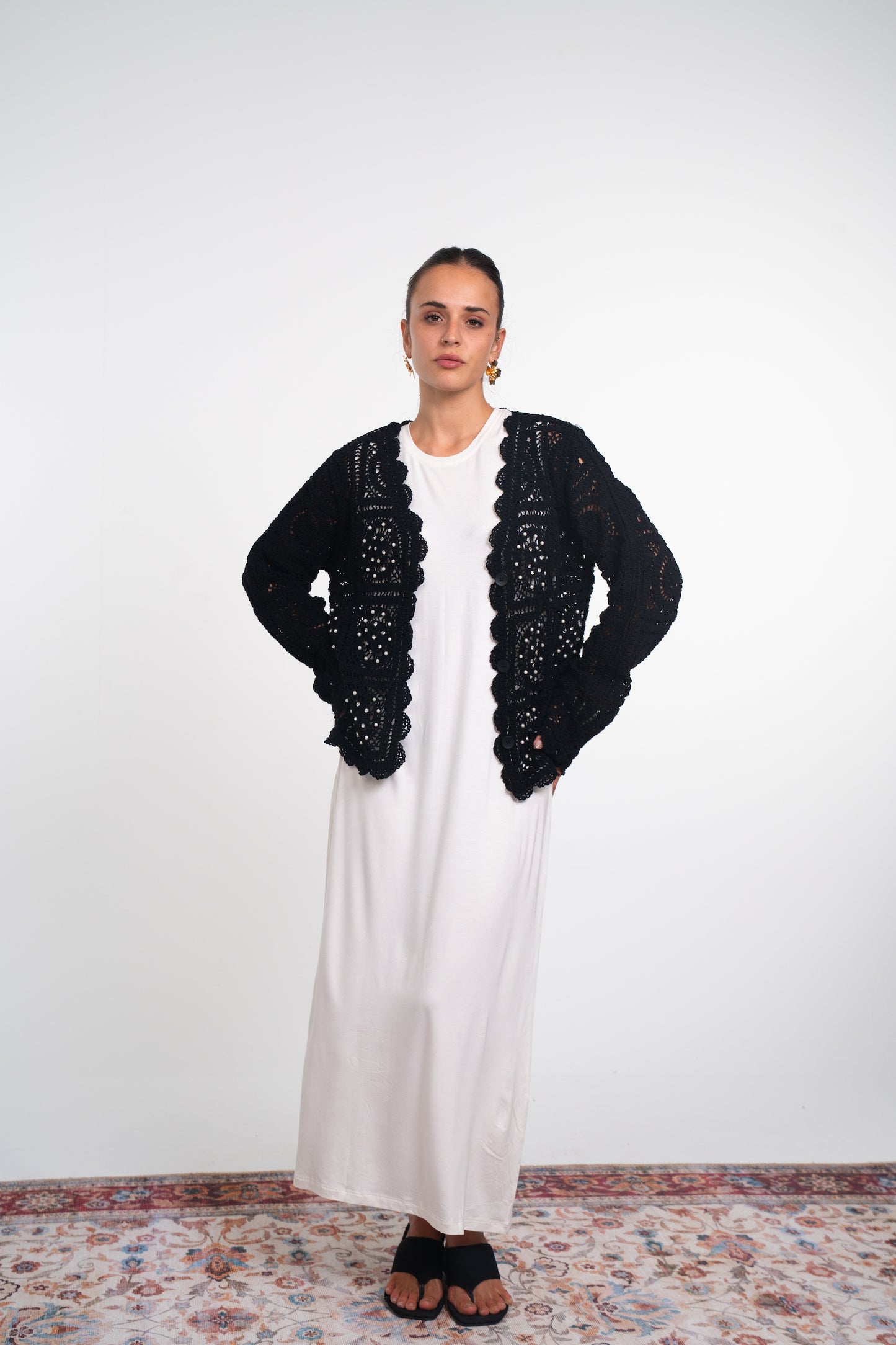 Crochet Granny Square Cardigan