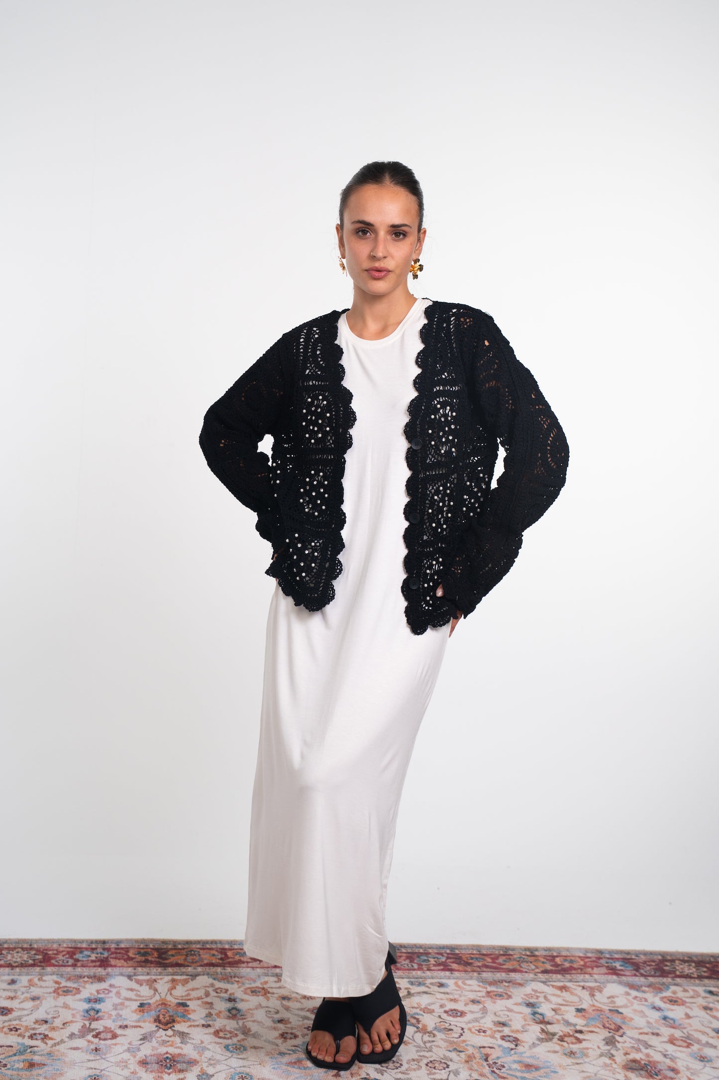 Crochet Granny Square Cardigan