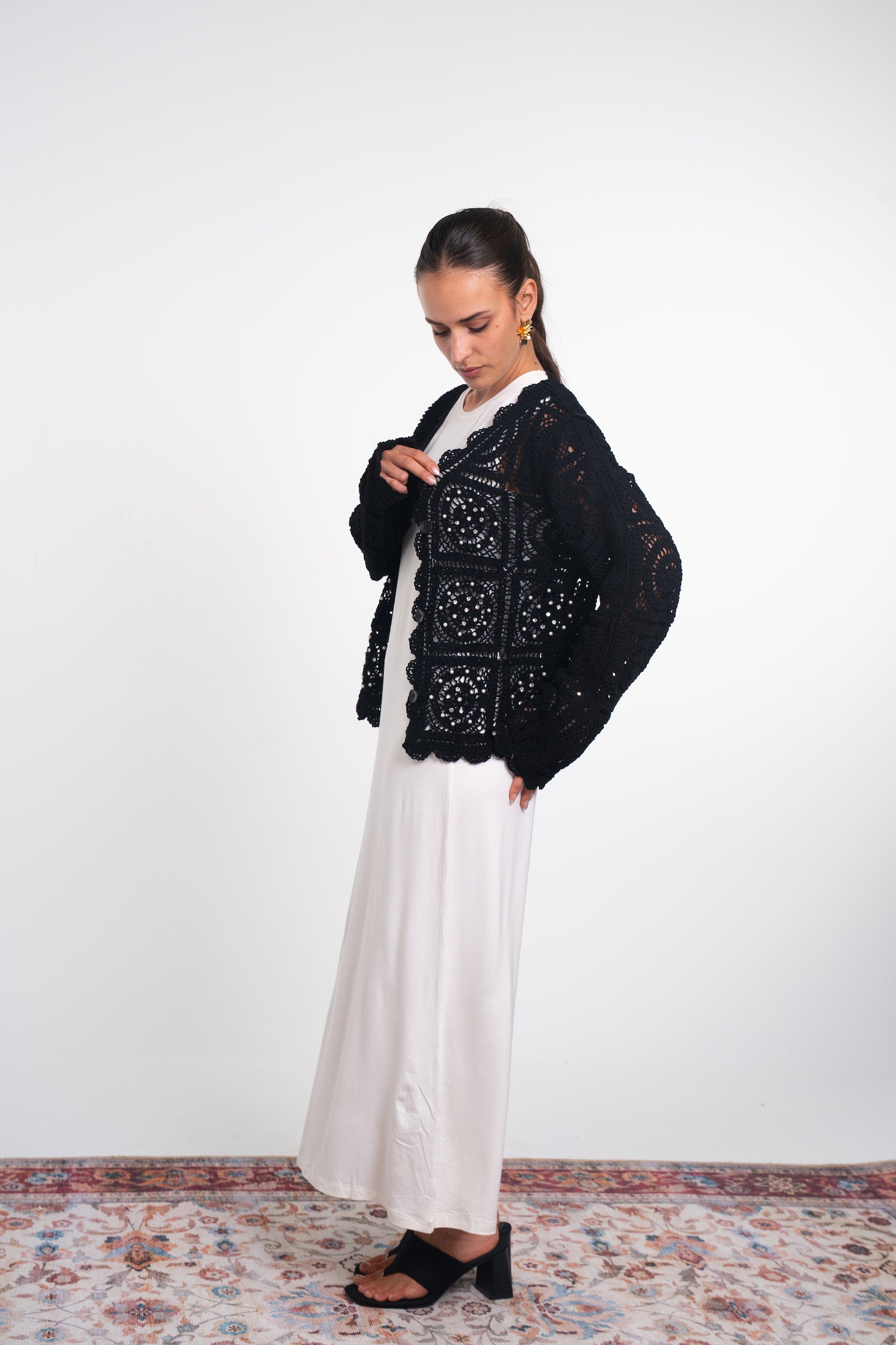 Crochet Granny Square Cardigan