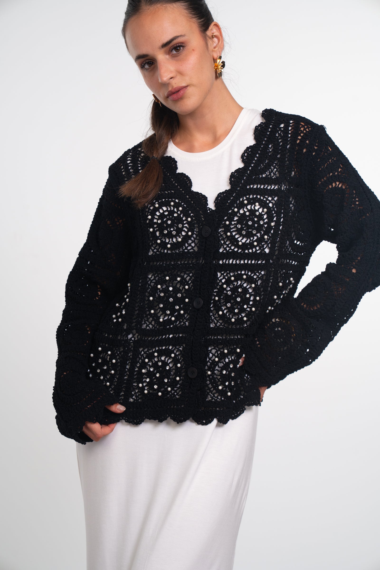 Crochet Granny Square Cardigan
