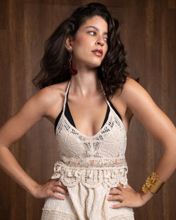 Crochet Maxi Beach Dress