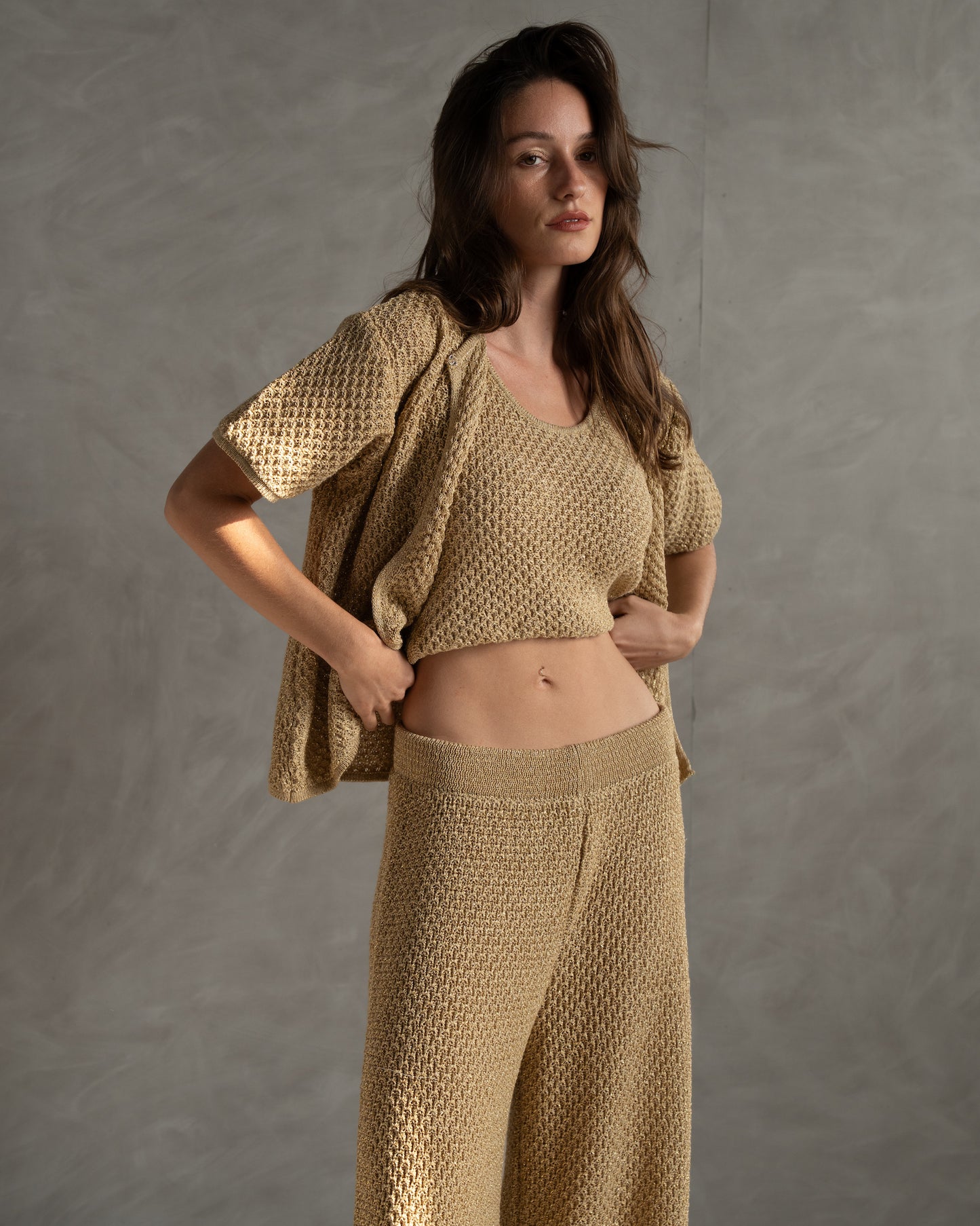 Wide-Leg Beach Pants