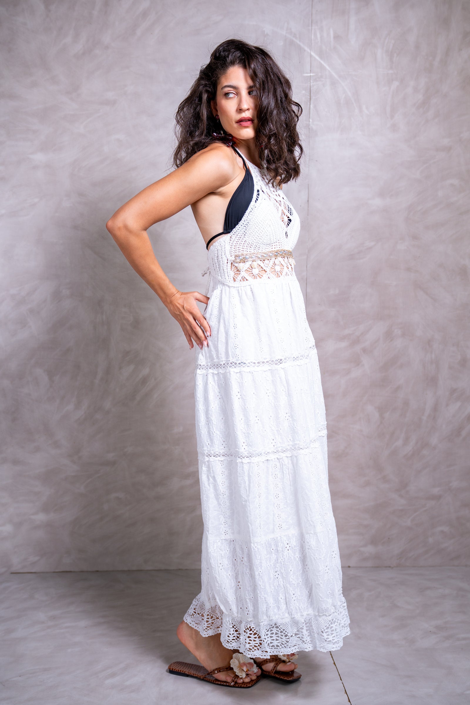 Crochet Maxi Beach Dress – Clue Wear