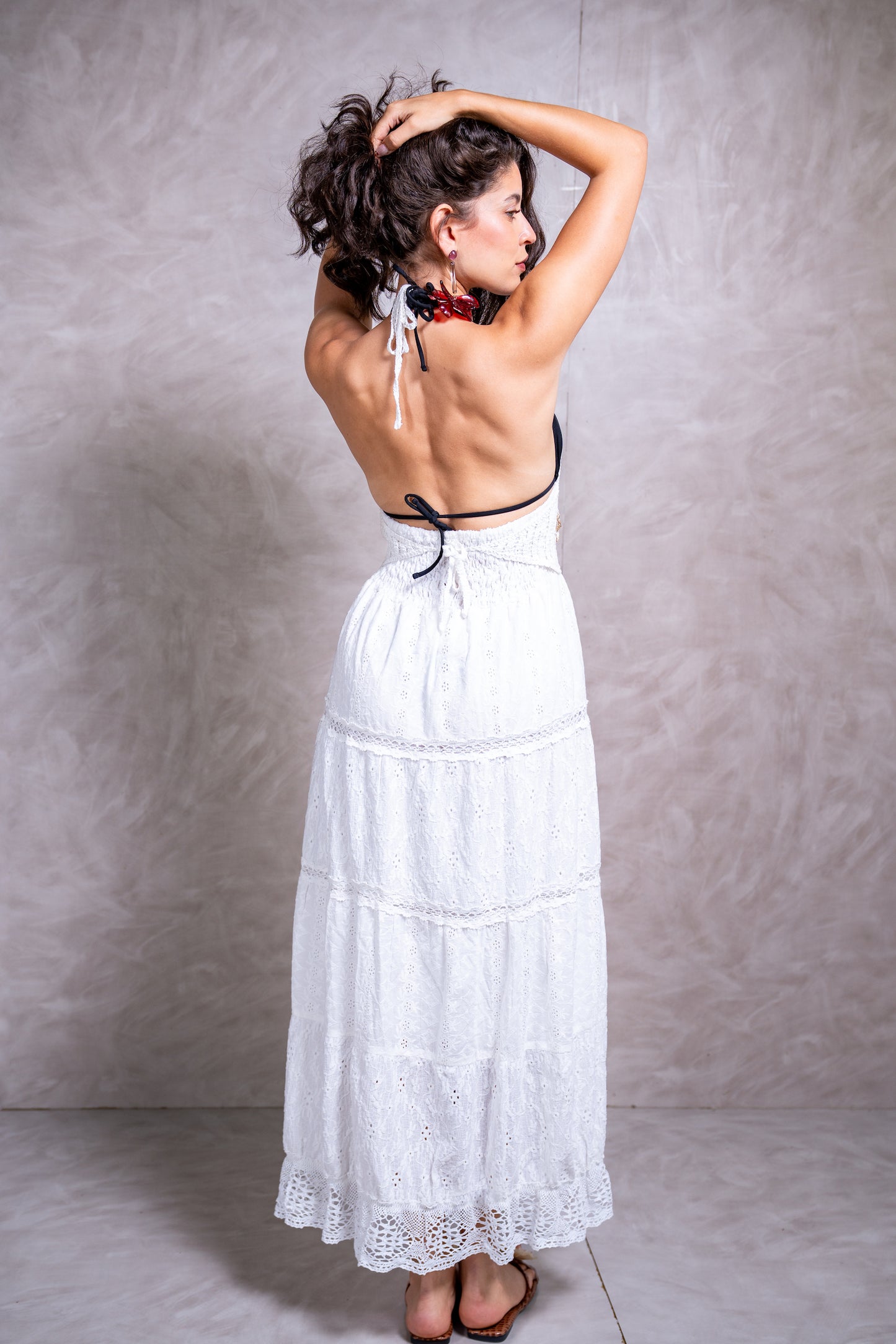 Crochet Maxi Beach Dress