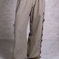 Beaded Cut-Out Pants