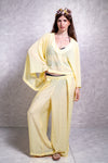 Draped Voile Poncho
