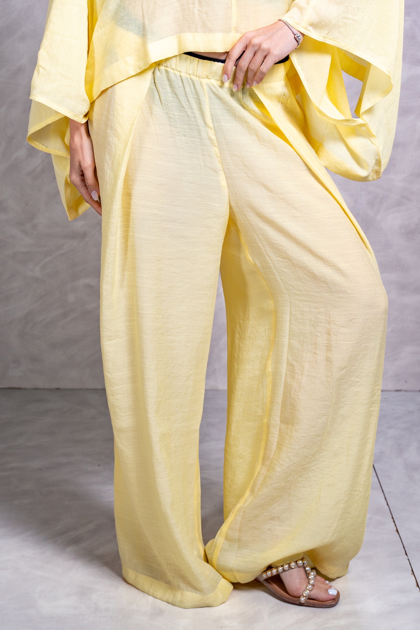 Wide-Leg Beach Pants