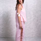 Beaded Cut-Out Pants