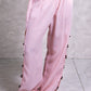 Beaded Cut-Out Pants